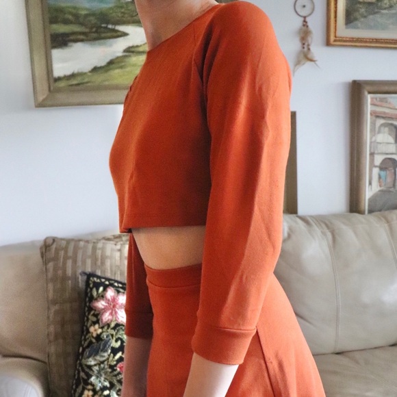 American Apparel Sweatshirt Skirt Set - Picture 3 of 5